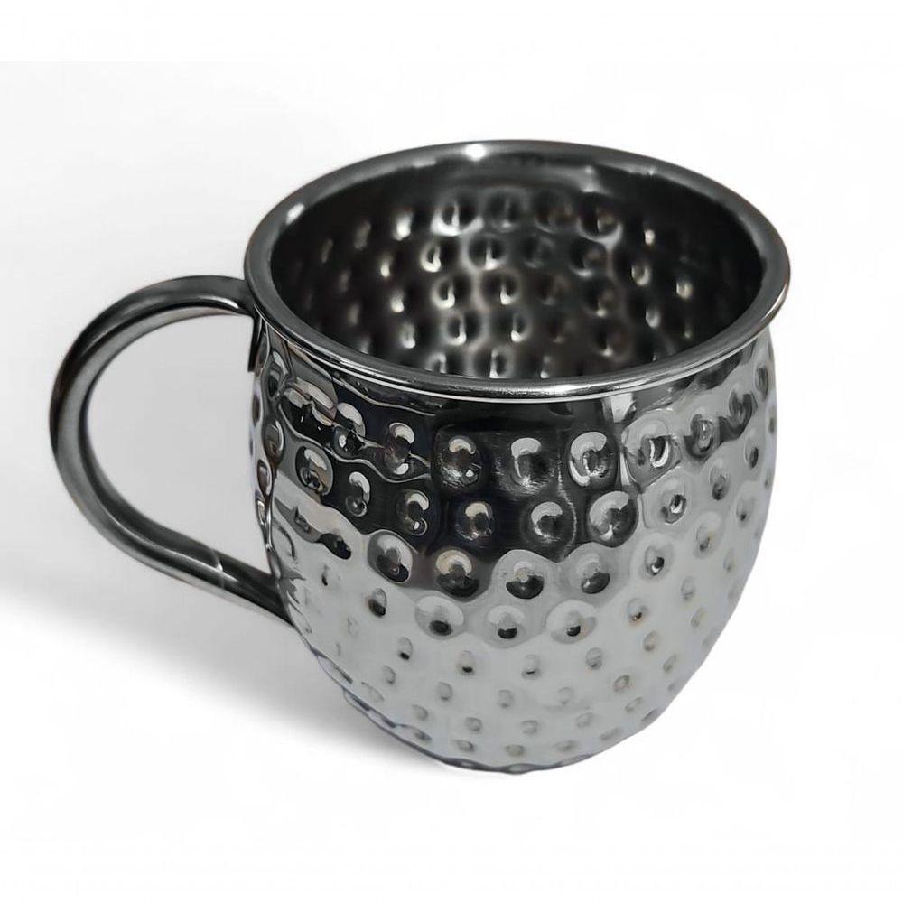 Caneca Moscow Mule Martelada Drink Premium 580ml Inox - 5