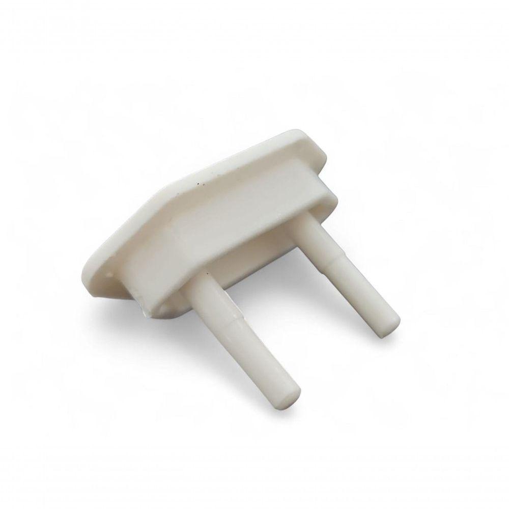 Kit 100 Pçs Protetor De Tomada Tampa Antichoque Bebe Branco - 3