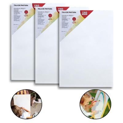 Kit 3 Telas De Pintura Fina 30x40 100% Algodão Pronta
