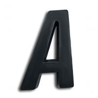 Número Residencial Preto 3d Porta Parede Casa Prédio Empresa A - 2