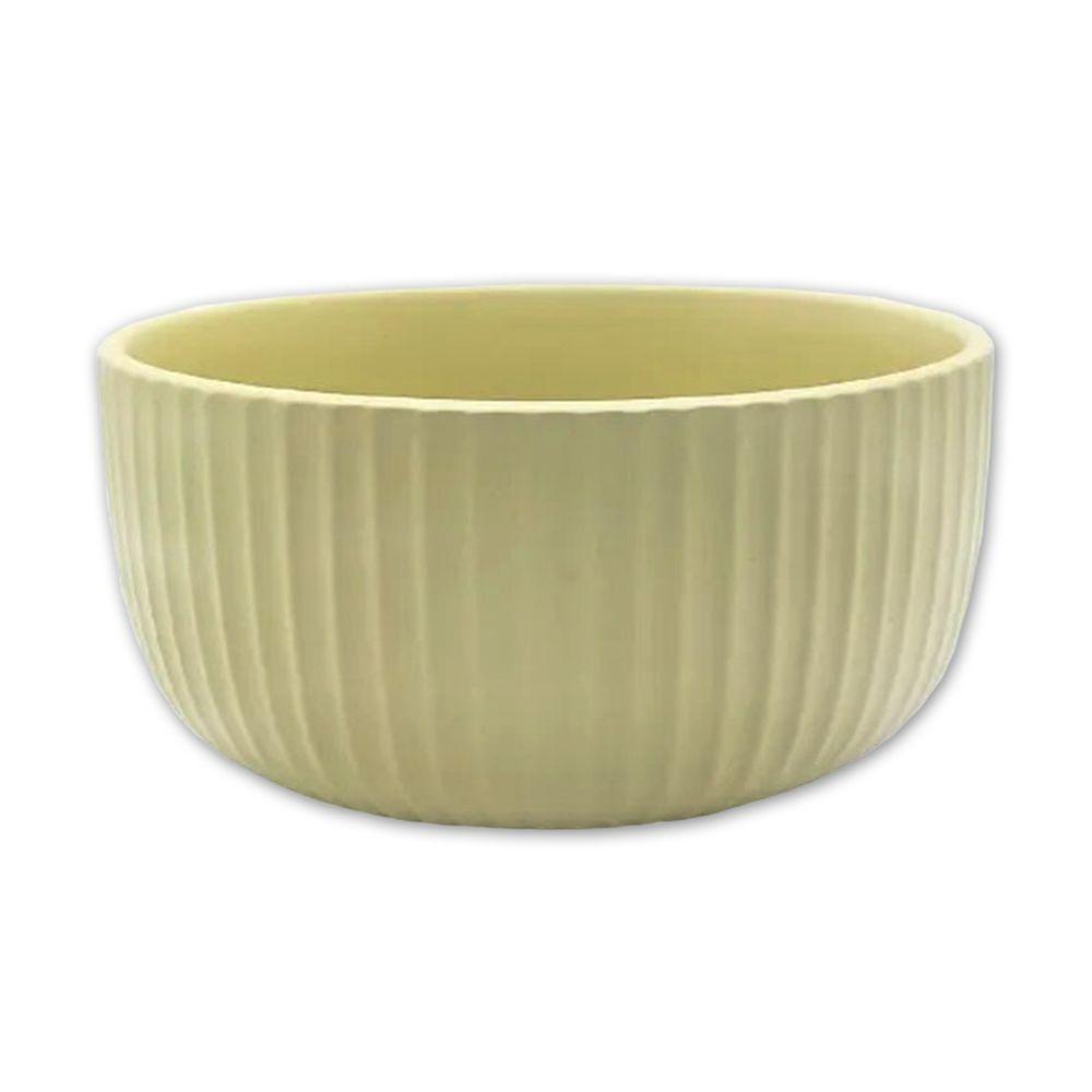 Bowl Tigela Cumbuca De Cerâmica Bege 12cm Salada Fruta - 1