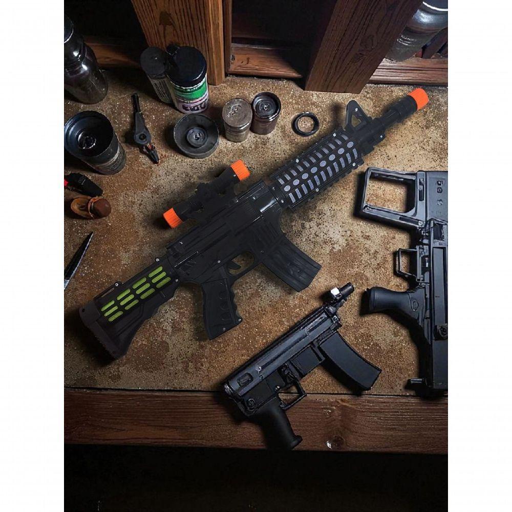 Arminha De Brinquedo Metralhadora Com Som E Luz Jr0373 - 2