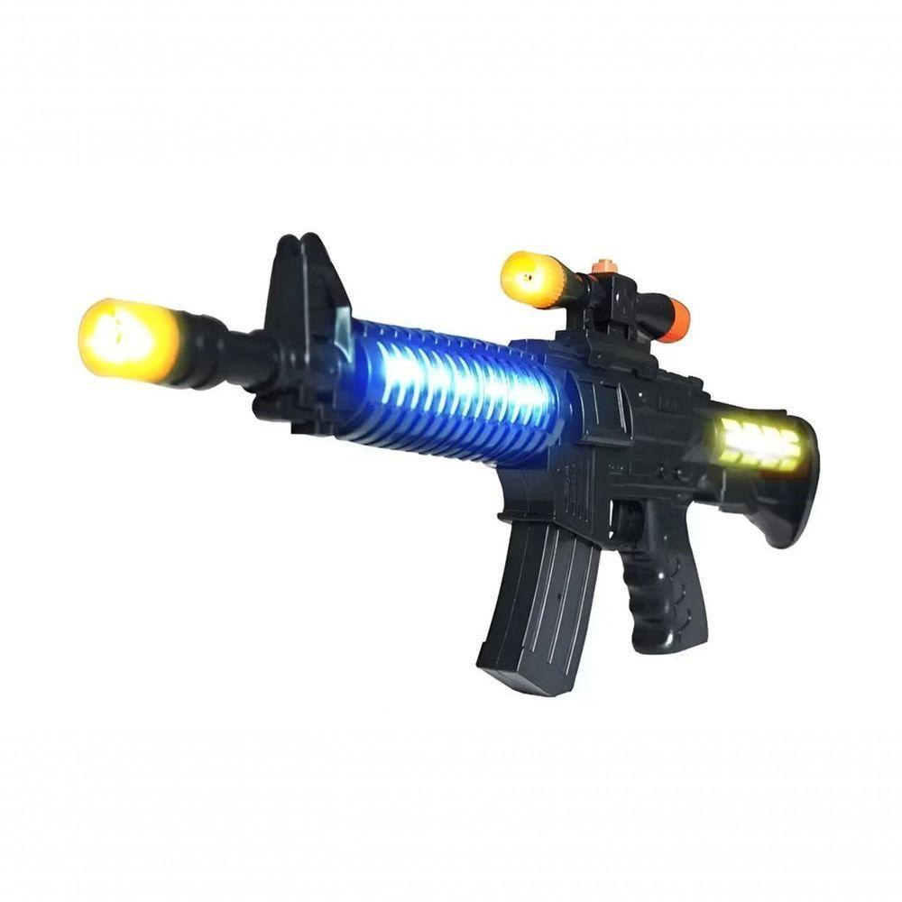 Arminha De Brinquedo Metralhadora Com Som E Luz Jr0373 - 6