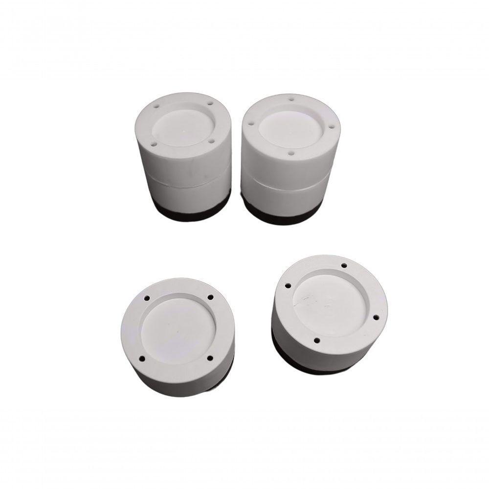 Kit 4 Pé Nivelador Universal Borracha Maquina Lavar Fogão - 8