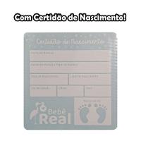 Boneca Bebê Real Recém Nascida Baby Reborn Cabelo 42cm 5085 - 5