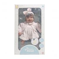 Boneca Bebê Real Recém Nascida Baby Reborn Cabelo 42cm 5085 - 6