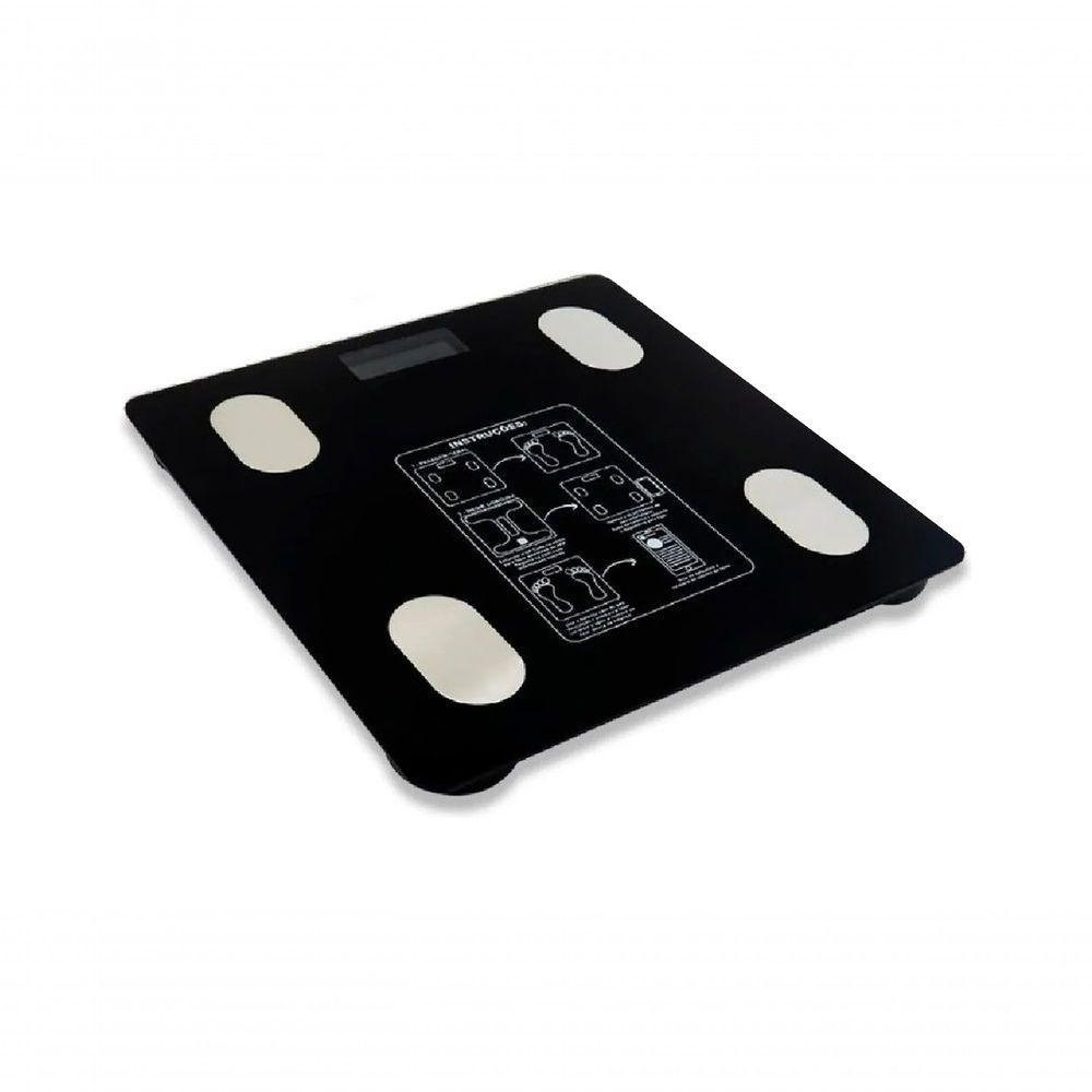 Balança Digital Bioimpedância 180kgs Aplicativo Bluetooth - 3