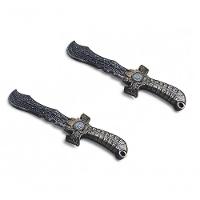 Kit 2 Espada De Combate Pirata Brinquedo Warrior Jr0345 - 1