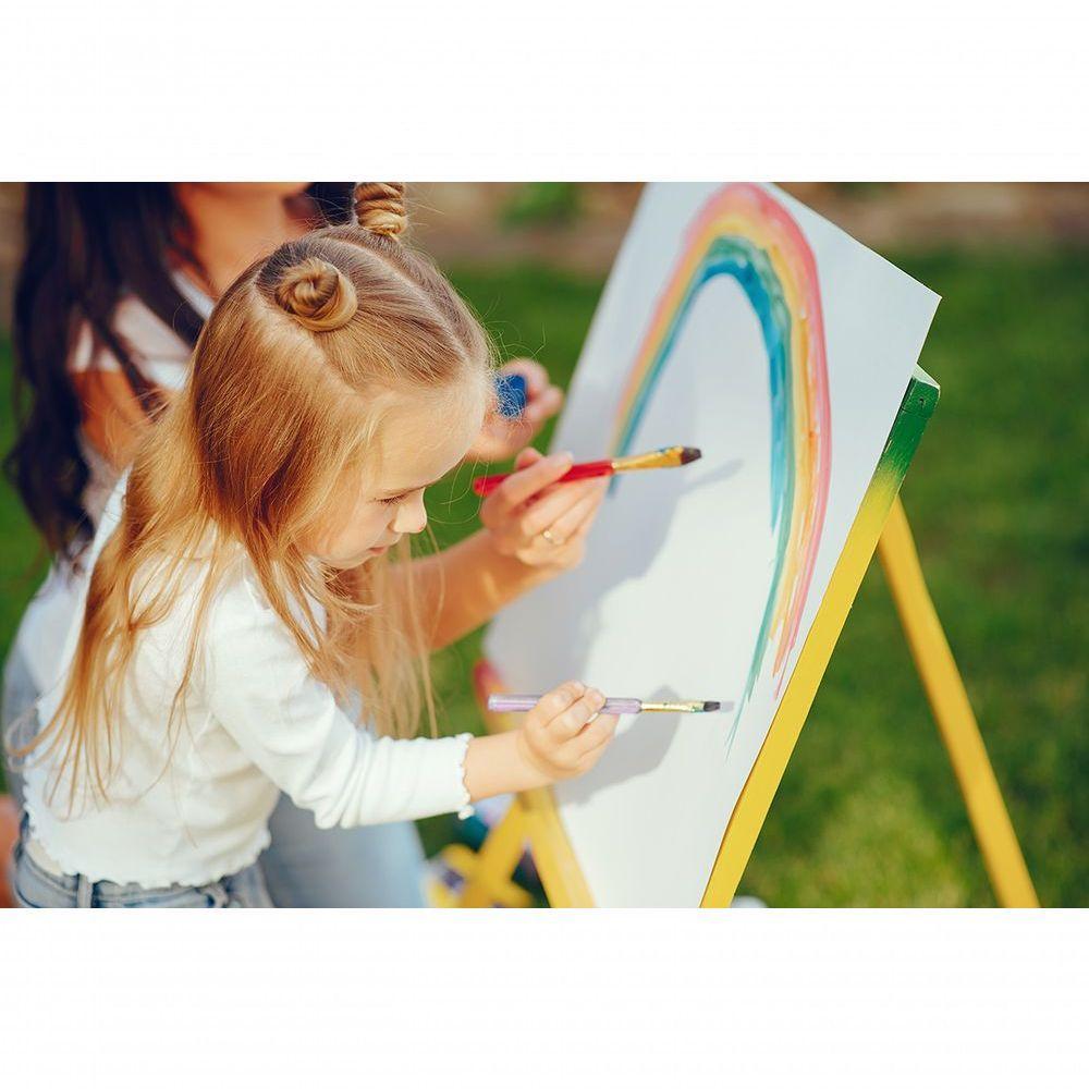 Tela De Pintura Fina 30x30 100% Algodão Pronta Qualidade Branca - 4