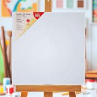 Tela De Pintura Fina 30x30 100% Algodão Pronta Qualidade Branca - 2