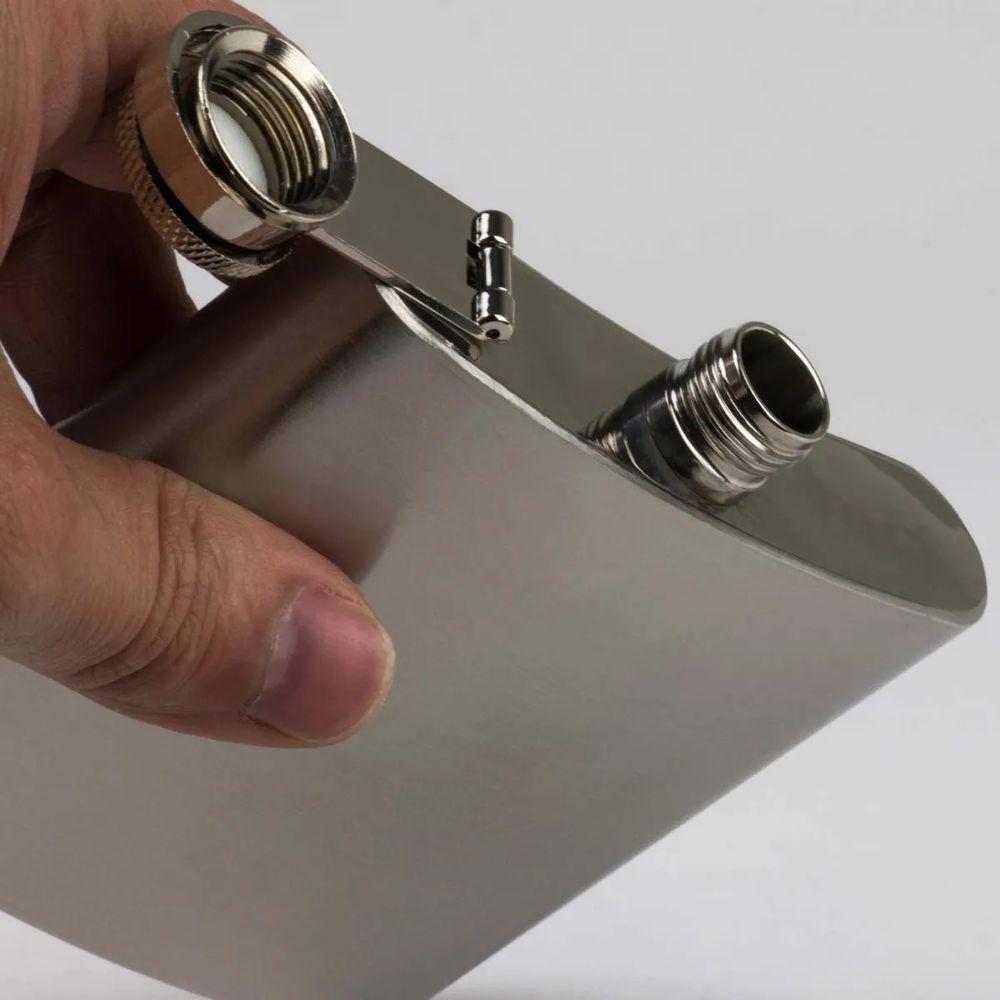 Kit Cantil De Bolso Inox Copos Funil Portátil Premium 6 Pçs - 5