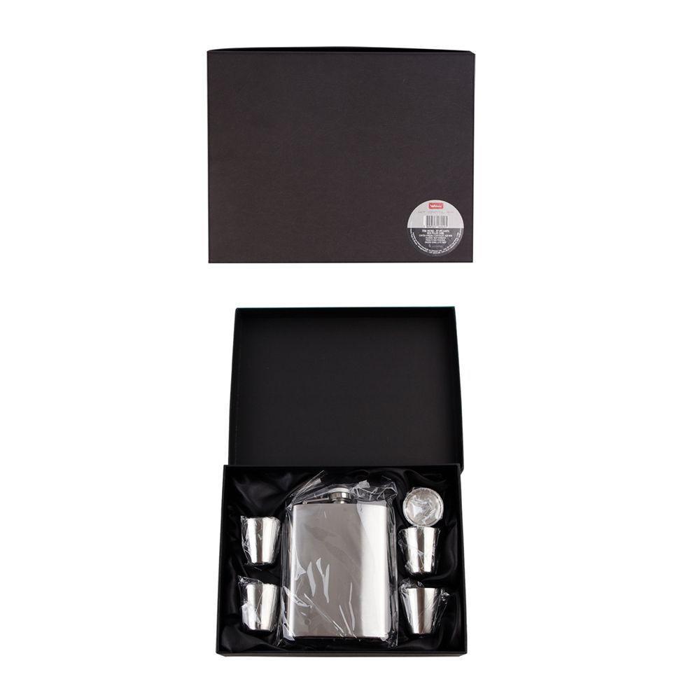 Kit Cantil De Bolso Inox Copos Funil Portátil Premium 6 Pçs - 8