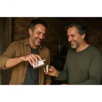 Kit Cantil De Bolso Inox Copos Funil Portátil Premium 6 Pçs - 9