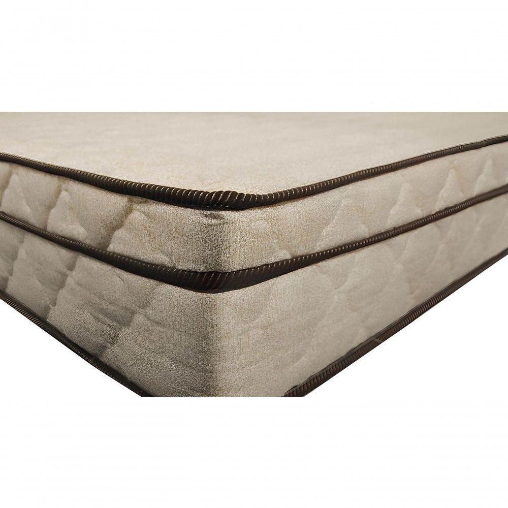 Cama Box Viúva 128 Tecido Sintético Preto Com Colchão Polônia Bello Box - D28 65x128x188 - 4