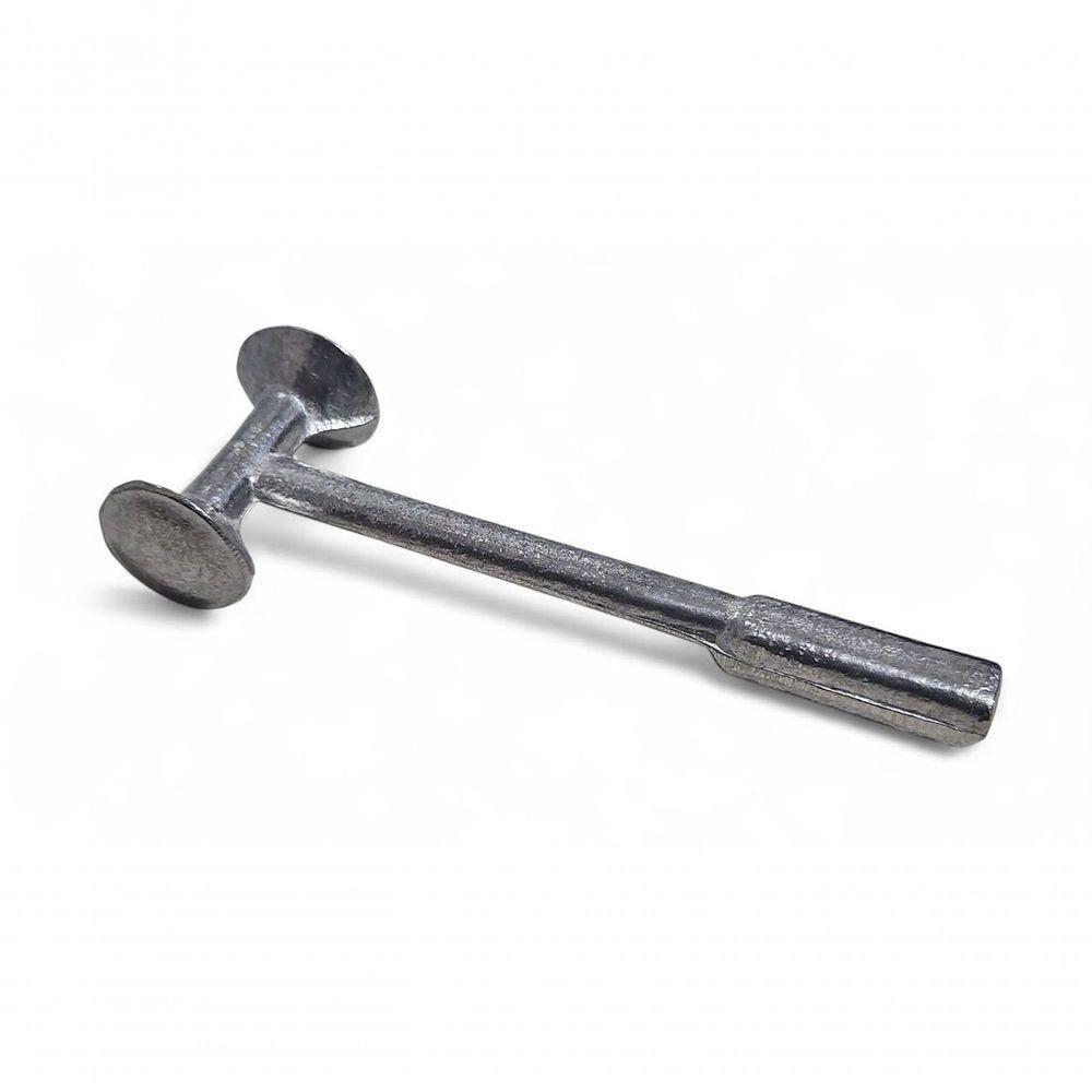 Kit 02 Martelo Amaciar Bater Carne Bife Alumínio Inteiriço - 2