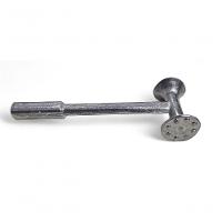 Kit 02 Martelo Amaciar Bater Carne Bife Alumínio Inteiriço - 3