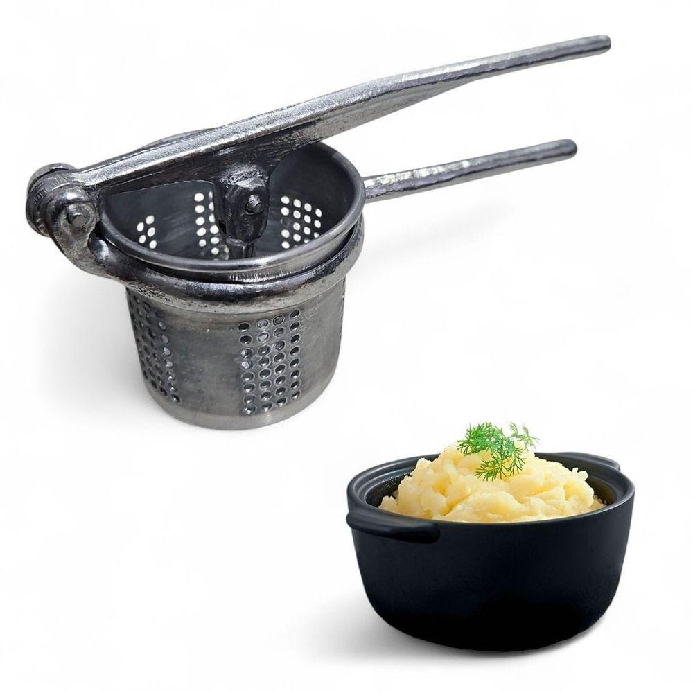 Espremedor Amassador De Batatas Alumínio Purê Pratico - 1