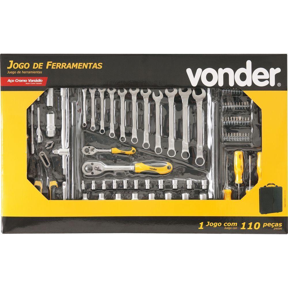 Jogo De Ferramentas Com 110 Peças - Vonder - 4
