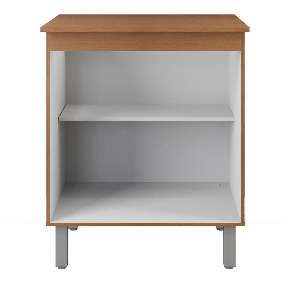 Balcao Multiuso 70cm 2 Portas 9240 Savana Preto Mobbs Savana Preto - 5