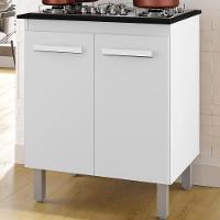 Balcao Com Tampo 70cm Para Cooktop 5 Bocas 9255 Branco Mobbs Branco - 2