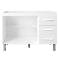 Balcao Sem Tampo Para Pia 120cm 9110 Branco Mobbs Branco - 5