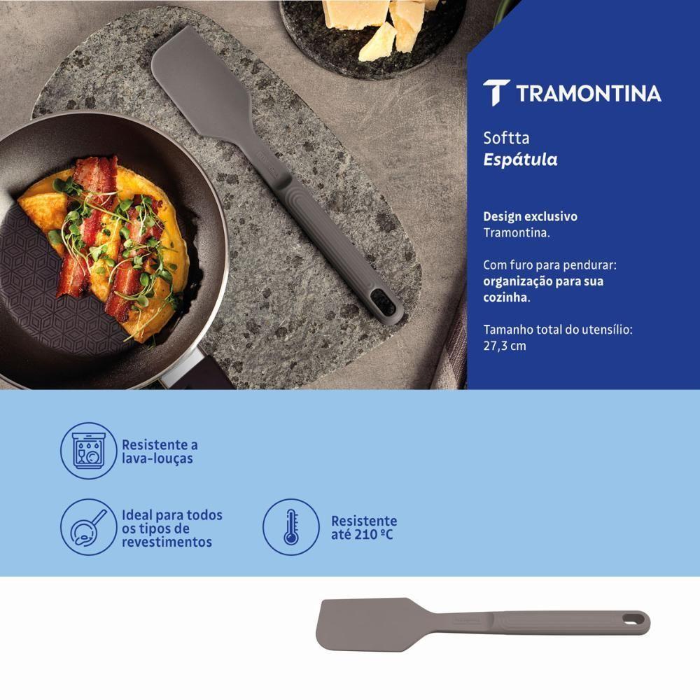 Espátula Softta Em Silicone Cinza - Tramontina 25855160 - 4
