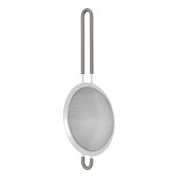 Peneira Softta Em Aço Inox Com Cabo E Alça Em Silicone Cinza 16 Cm - Tramontina 25860162 - 1
