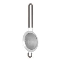 Peneira Softta Em Aço Inox Com Cabo E Alça Em Silicone Cinza 8,8 Cm - Tramontina 25860160 - 1