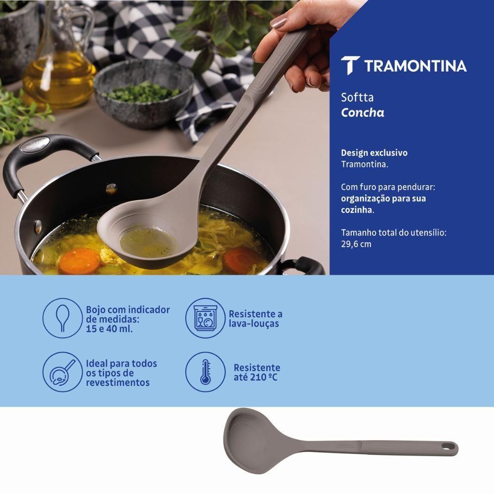 Concha Softta Em Silicone Cinza - Tramontina 25854160 - 6