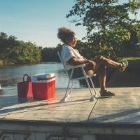 Kit 6 Cadeira De Praia Alta Em Aço 110 Kg Cores Variadas Mor - 8