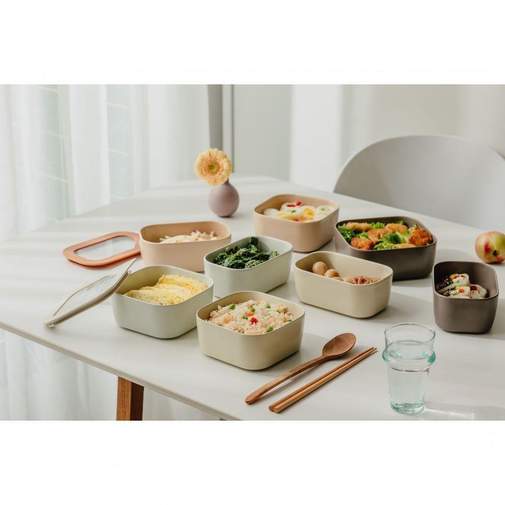 Pote Quadrado Com Tampa Fika Em Cerâmica 650ml Neoflam - 3