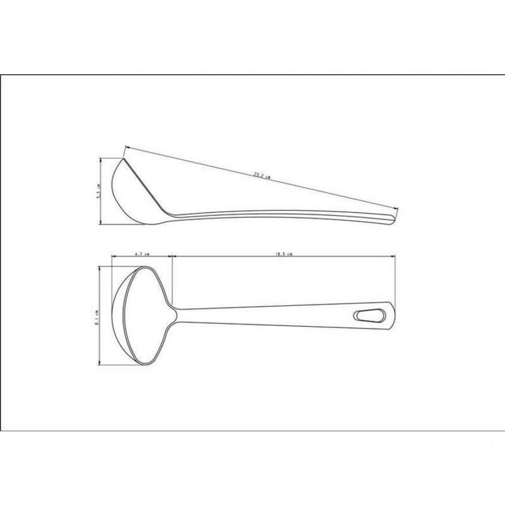 Concha Para Panqueca E Molho Tramontina Em Nylon Vermelha - 2