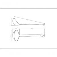 Concha Para Panqueca E Molho Tramontina Em Nylon Vermelha - 2