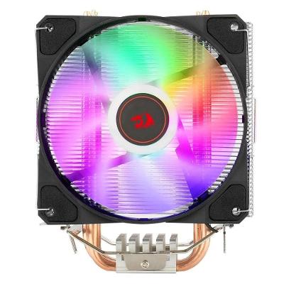 Air Cooler Redragon Tyr Led Rainbow 120mm Compatível Amd Intel Preto Cc-9104