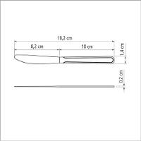 Faca De Sobremesa Tramontina Em Aço Inox Búzios 3 - 3