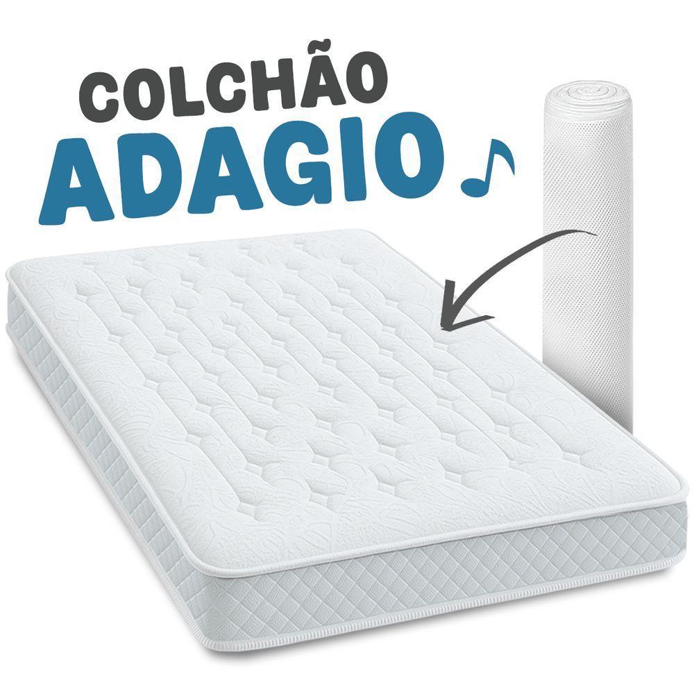 Colchão Casal Ortopédico Adagio A Vácuo 100% Espuma 138x188x14cm Maestro Colchões - 2