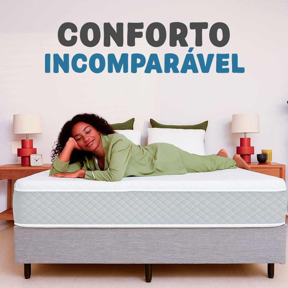 Colchão Casal Ortopédico Adagio A Vácuo 100% Espuma 138x188x14cm Maestro Colchões - 4