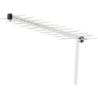 Antena Digital Externa Log Para Tv HDTV-UHF-4K 16DBI 40 Elementos Lu-40