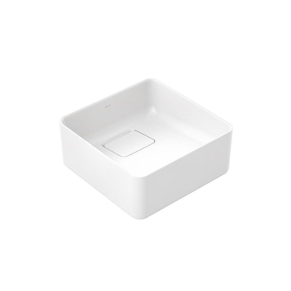 Cuba De Apoio Docolflow 30x30 12020504026 Quadrada Branca Esmaltada - 1