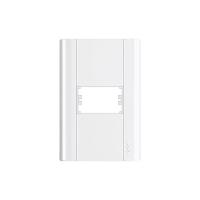 Placa Fame Modulare 4x2 Para 1 Módulo Horizontal Branca - 1