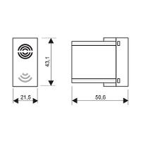 Módulo Cigarra Fame Modulare / Evidence / Blanc+ Branco - 2