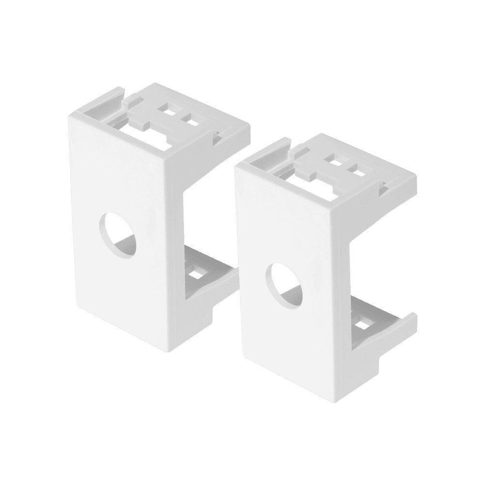 Módulo Saída De Fio Fame Modulare / Evidence / Blanc+ 2 Unidades Branco - 1
