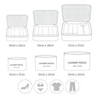 Organizador Malas 6pcs - Cinza - 4