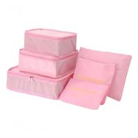 Organizador Malas 6pcs - Rosa Claro - 1