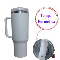 Copo Termico 1200ml - Branco Térmica Inox 500ml - 2