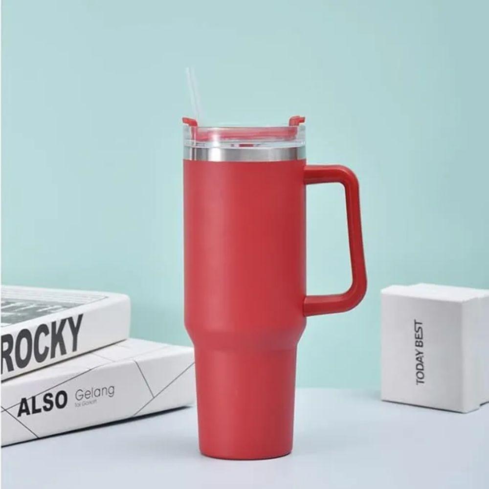 Copo Termico 1200ml - Vermelho Térmica Inox 500ml - 3