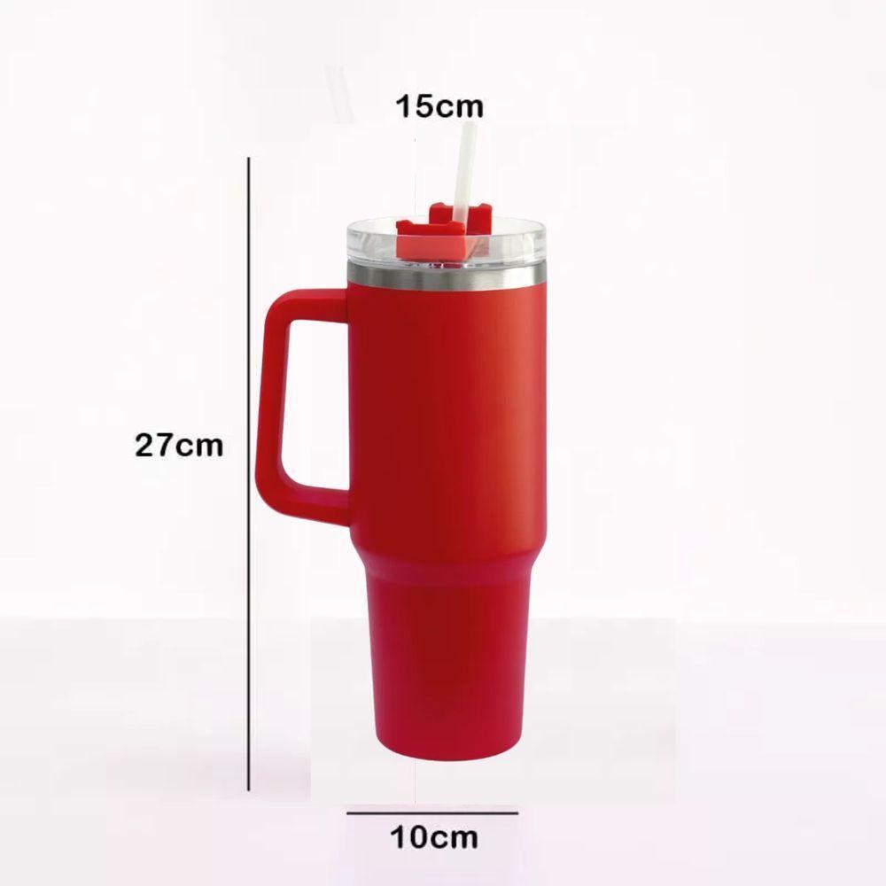 Copo Termico 1200ml - Vermelho Térmica Inox 500ml - 5