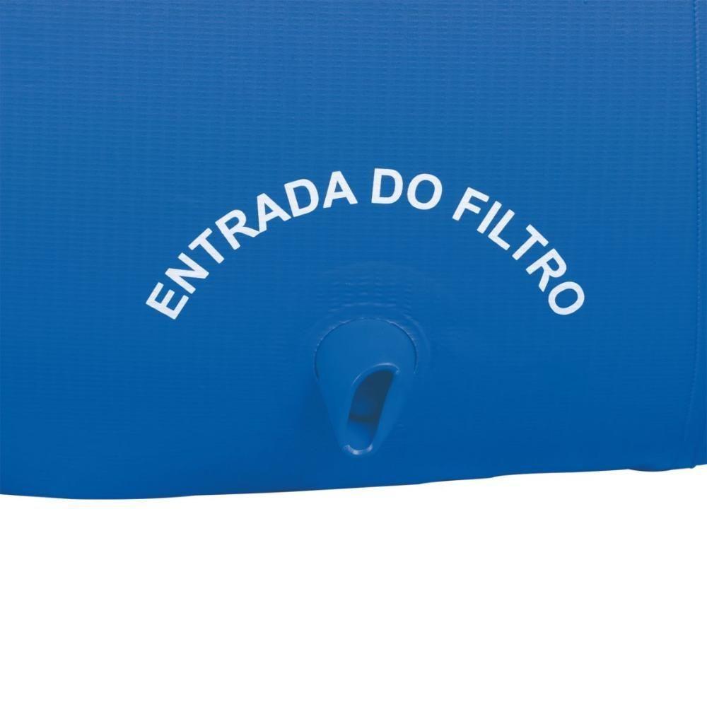 Piscina Inflável 7800 Litros Redonda Splash Fun Com Capa Mor - 2