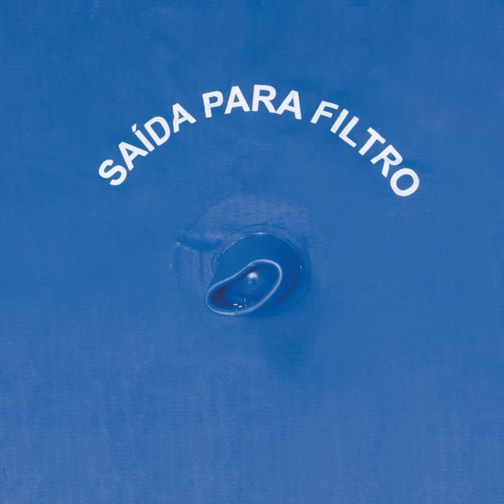 Piscina Inflável 7800 Litros Redonda Splash Fun Com Capa Mor - 3