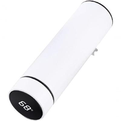 Garrafa Termica Com Visor Led - Branco Térmica Inox 500ml